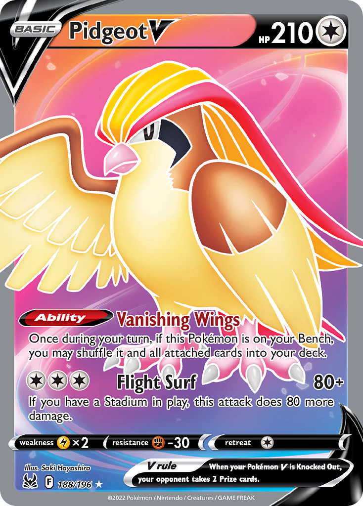 Carta Pidgeot V