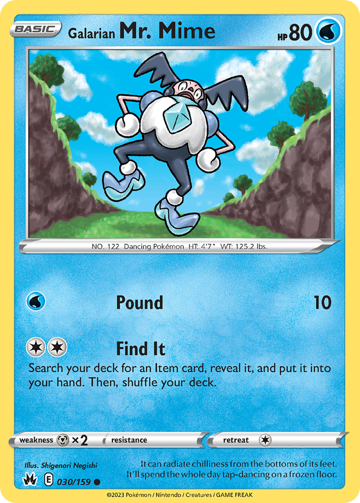 Carta Mr. Mime de Galar
