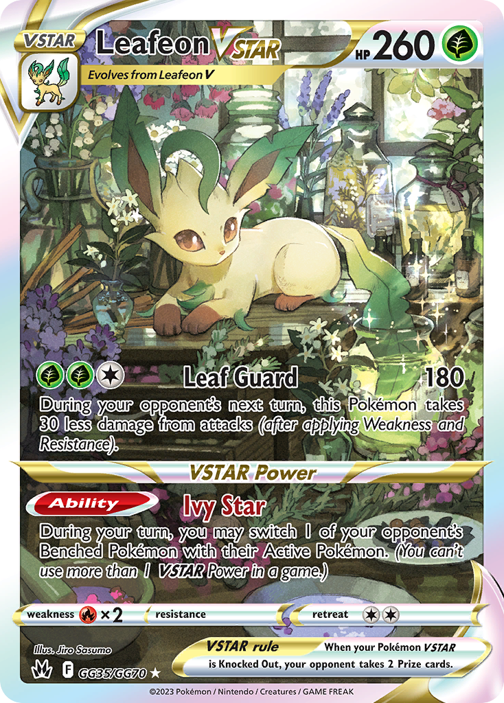 Carta Leafeon V-ASTRO
