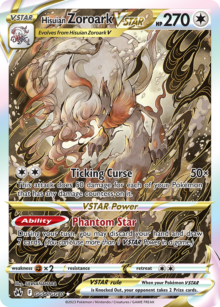 Carta Zoroark de Hisui V-ASTRO