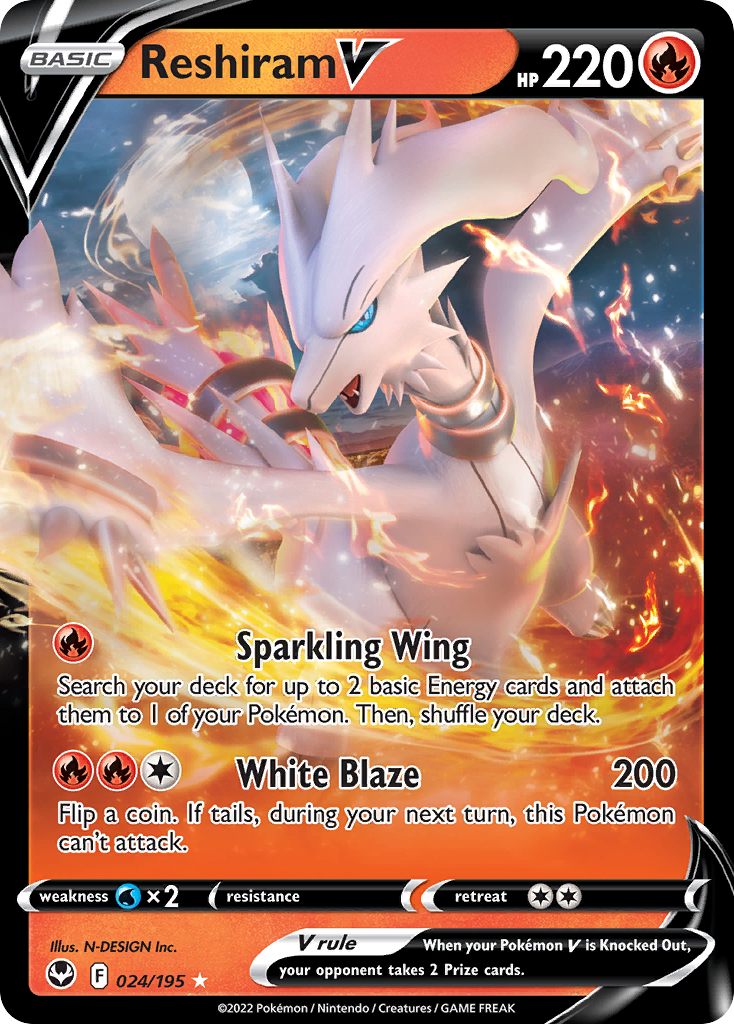 Carta Reshiram V