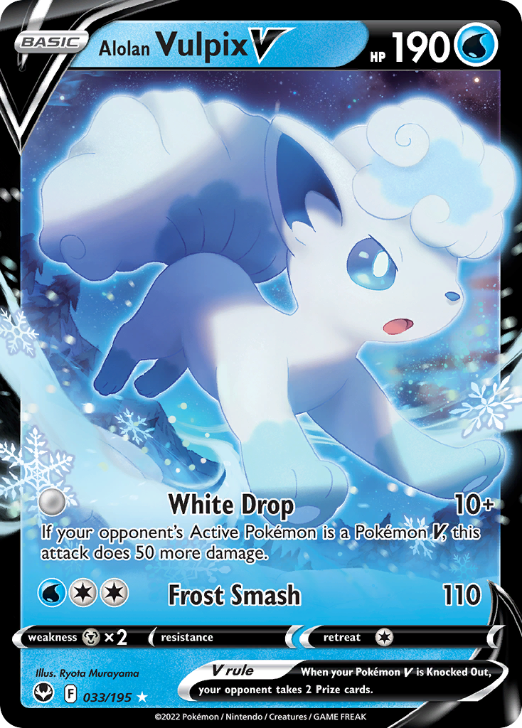 Carta Vulpix de Alola V