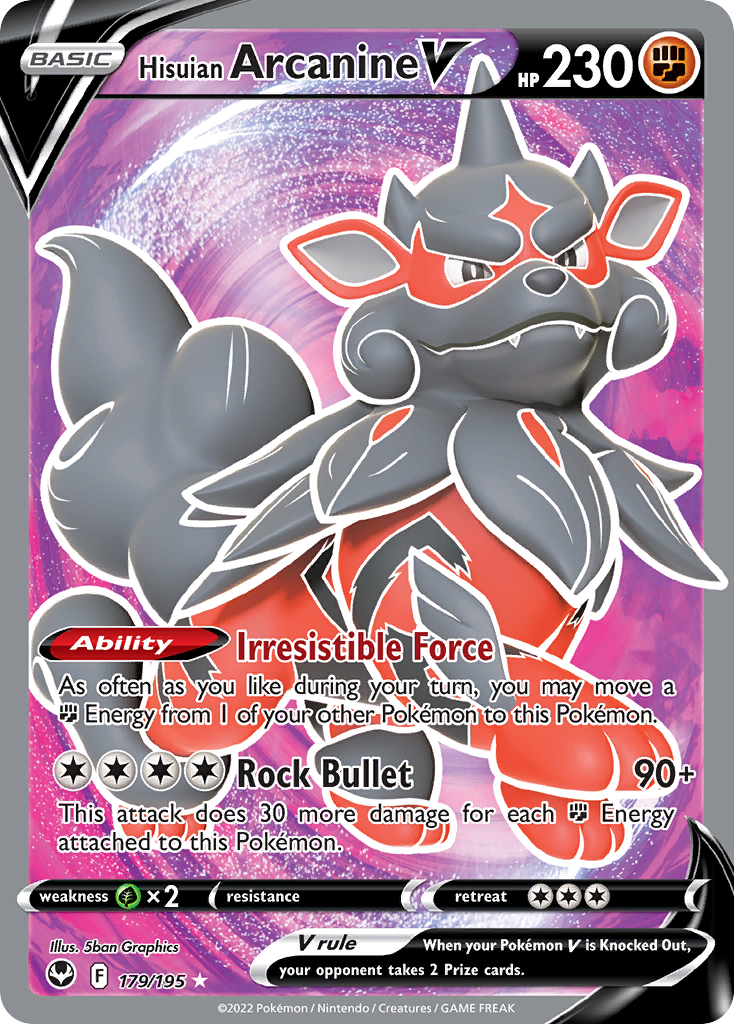 Carta Arcanine de Hisui V