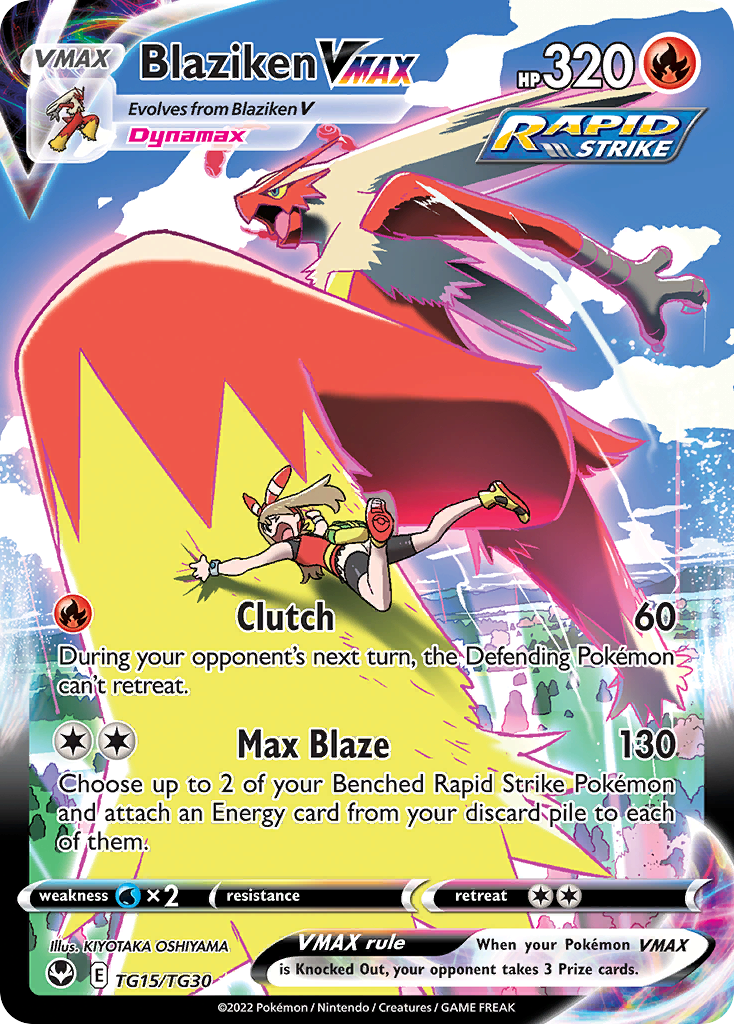 Carta Blaziken VMAX