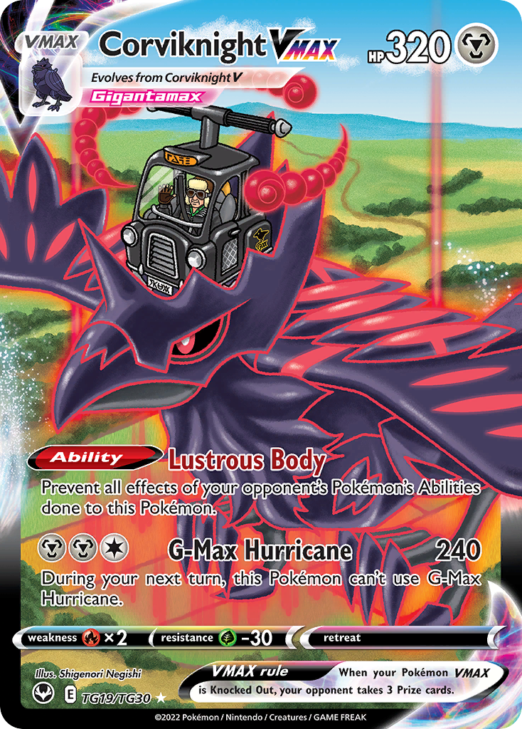 Carta Corviknight VMAX
