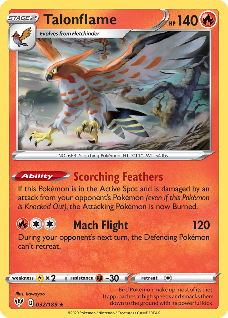 Carta Talonflame