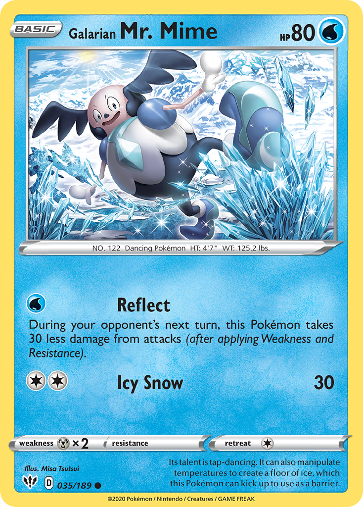 Carta Mr. Mime de Galar