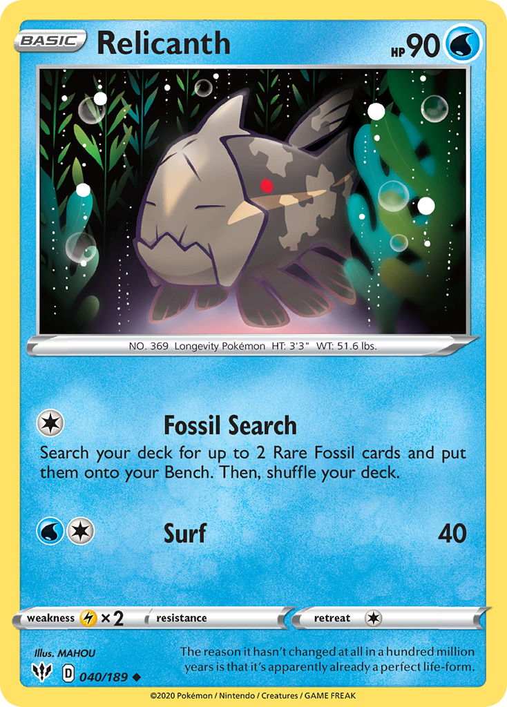 Carta Relicanth