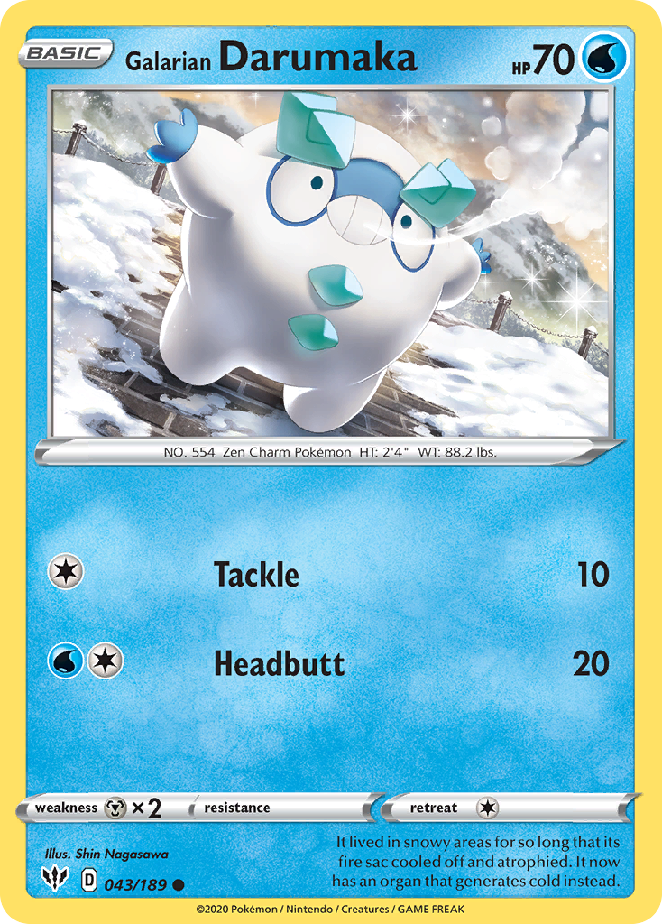 Carta Darumaka de Galar