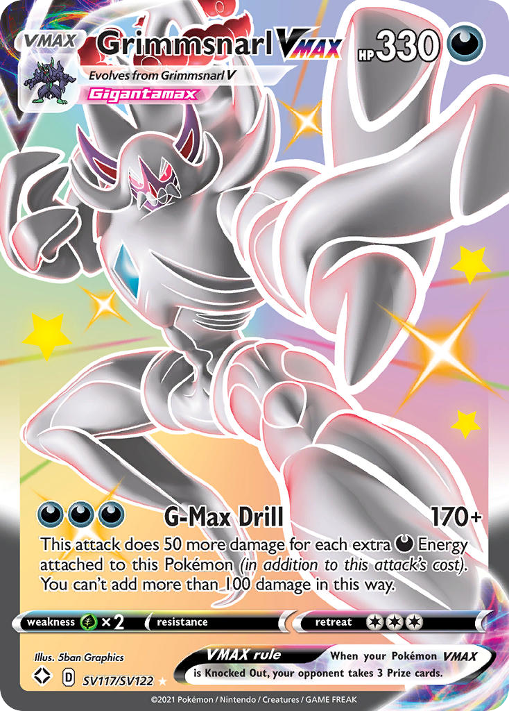 Carta Grimmsnarl VMAX