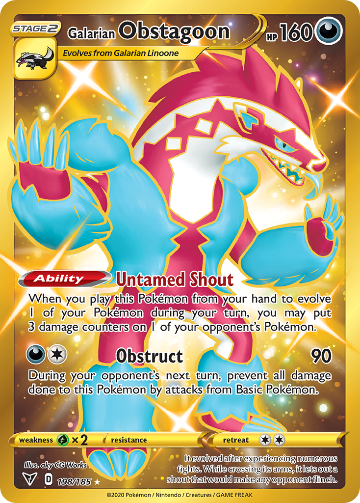 Carta Obstagoon de Galar