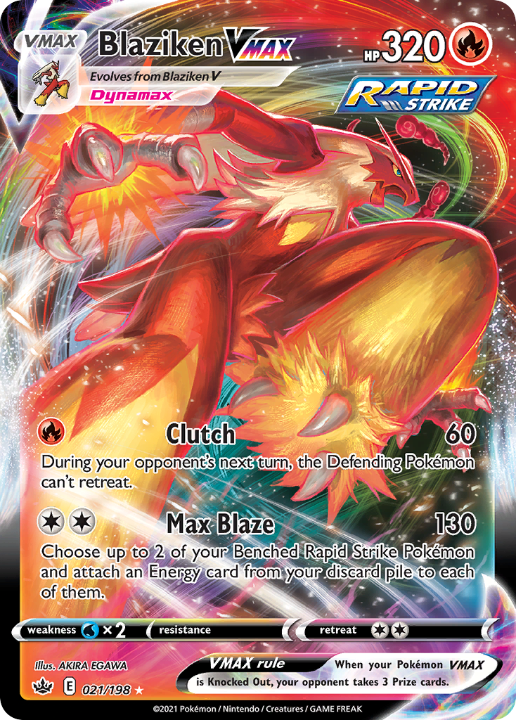 Carta Blaziken VMAX