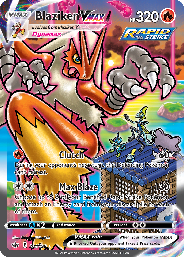 Carta Blaziken VMAX