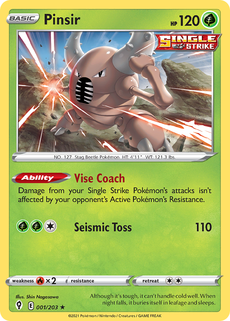 Carta Pinsir