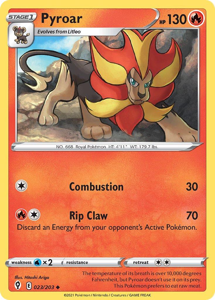 Carta Pyroar