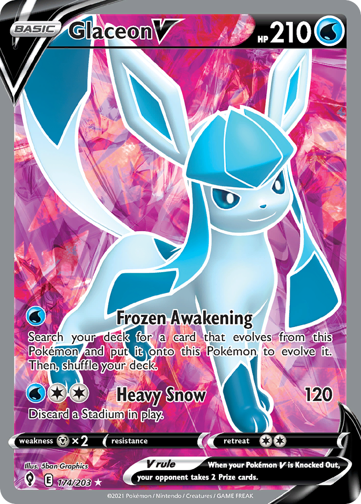 Carta Glaceon V