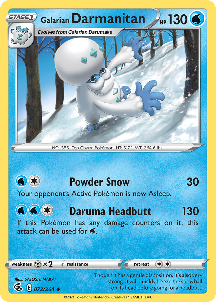 Carta Darmanitan de Galar