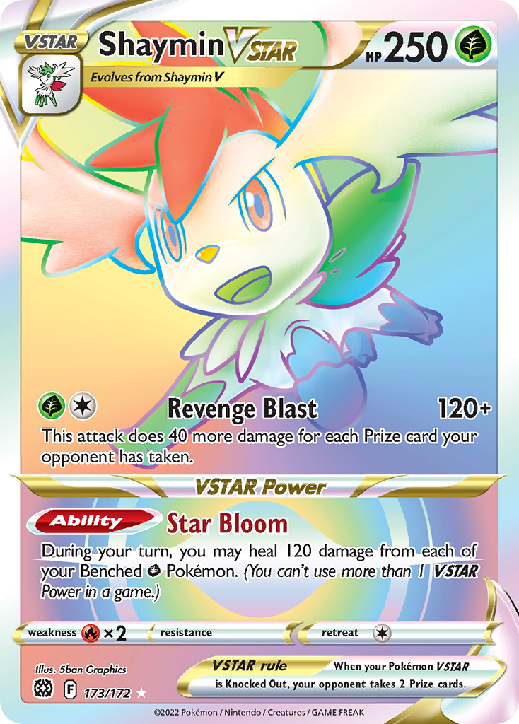 Carta Shaymin V-ASTRO
