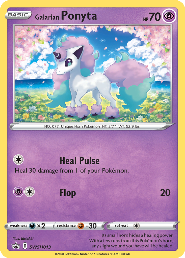 Carta Galarian Ponyta