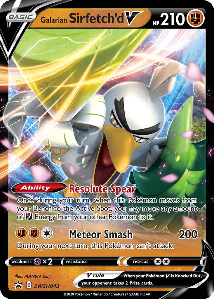Carta Galarian Sirfetch'd V