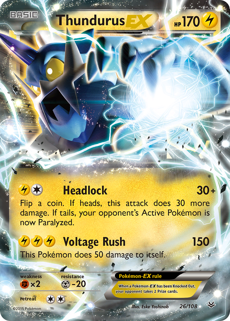 Carta Thundurus EX