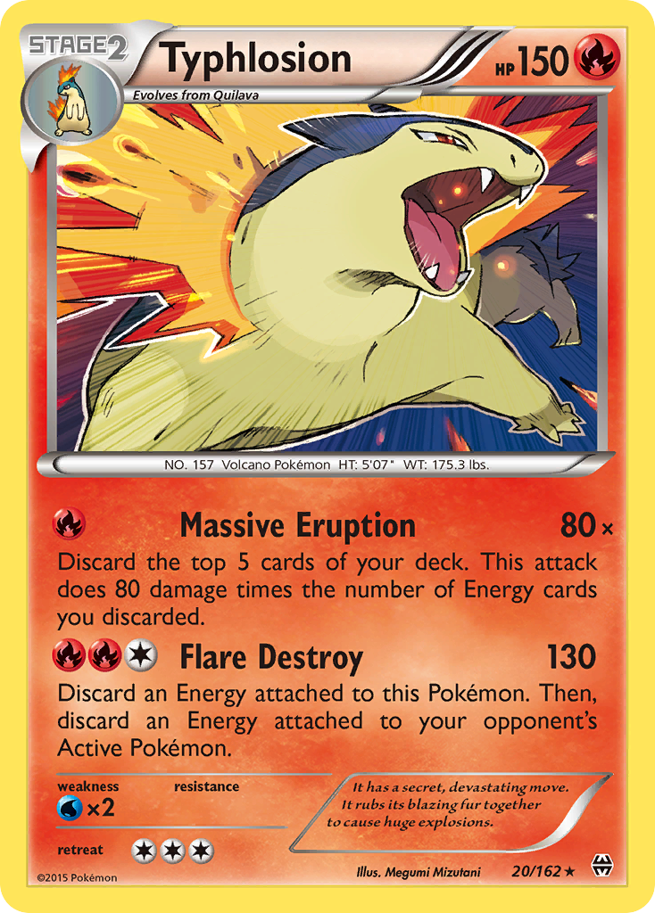 Carta Typhlosion