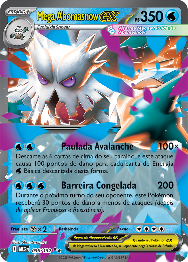 Carta Mega Abomasnow ex