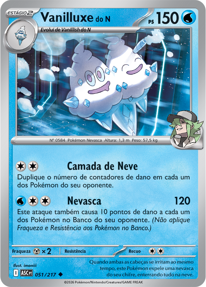Carta Vanilluxe do N