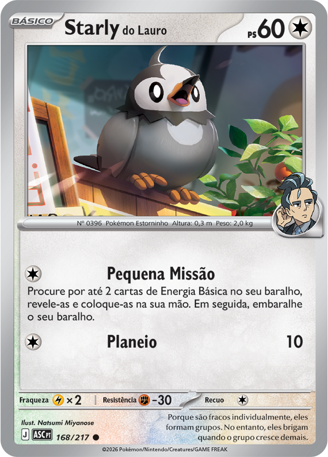 Carta Starly do Lauro