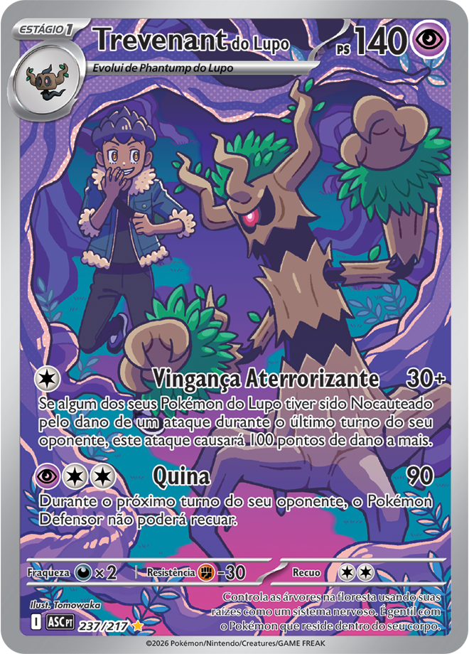 Carta Trevenant do Lupo