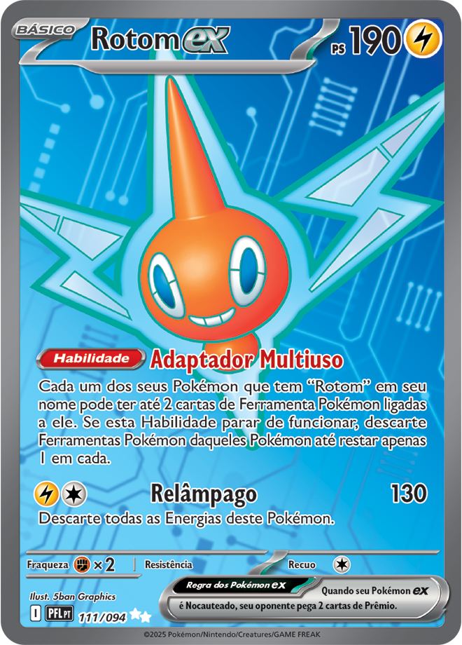 Carta Rotom ex