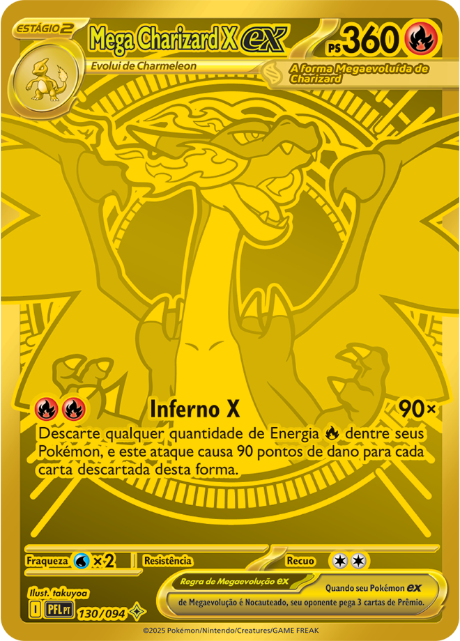 Carta Mega Charizard X ex