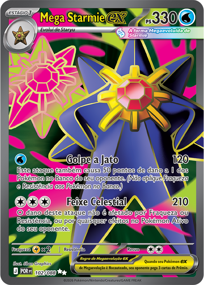 Carta Mega Starmie ex