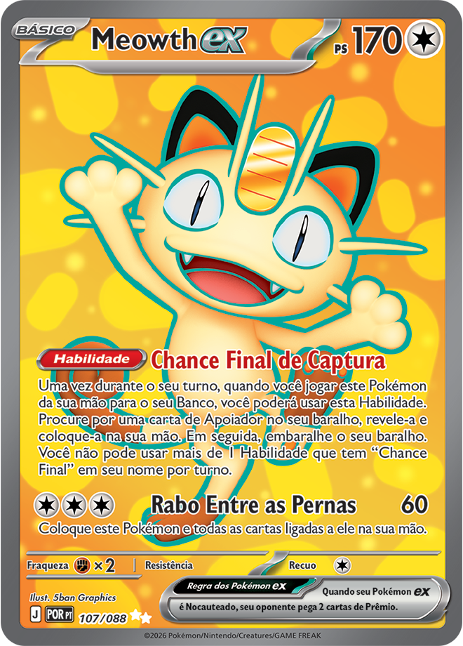 Carta Meowth ex