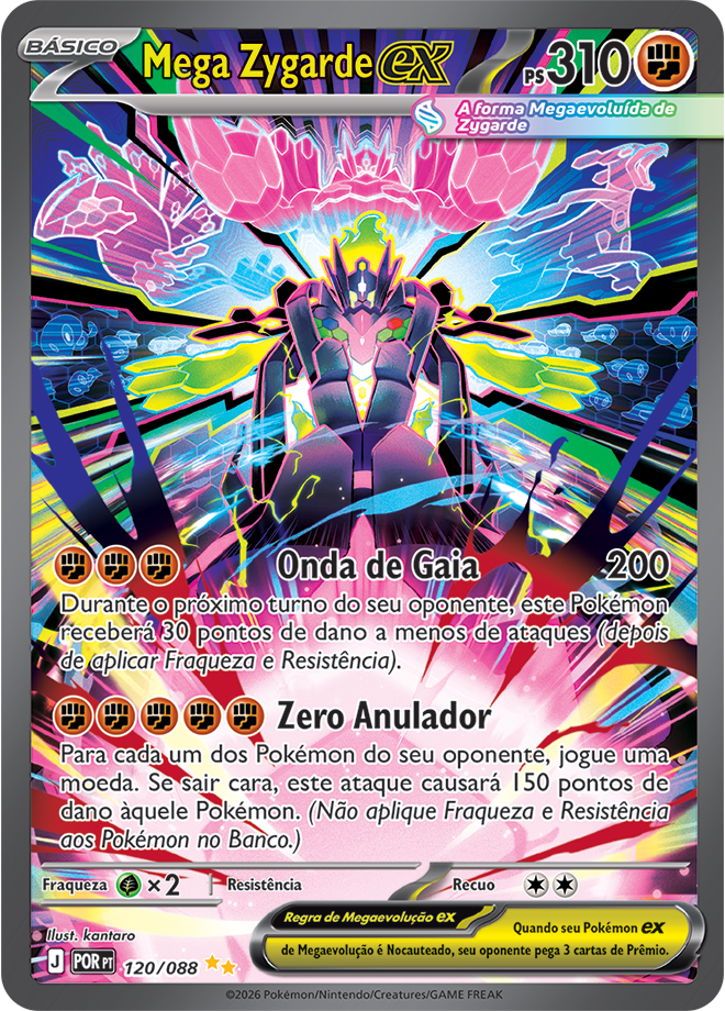 Carta Mega Zygarde ex