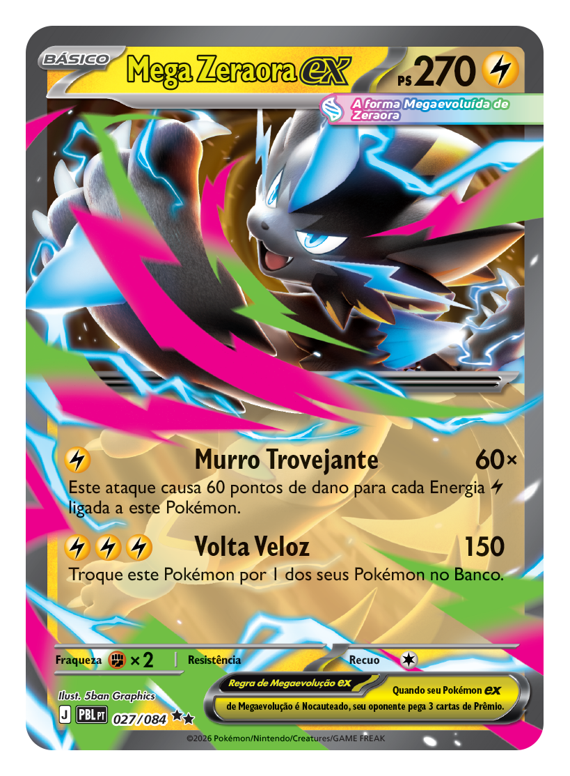 Carta Mega Zeraora ex