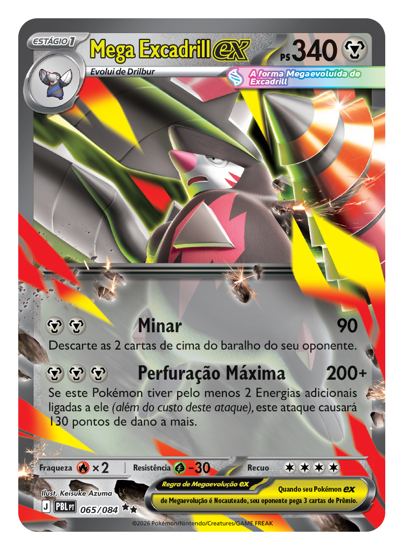 Carta Mega Excadrill ex
