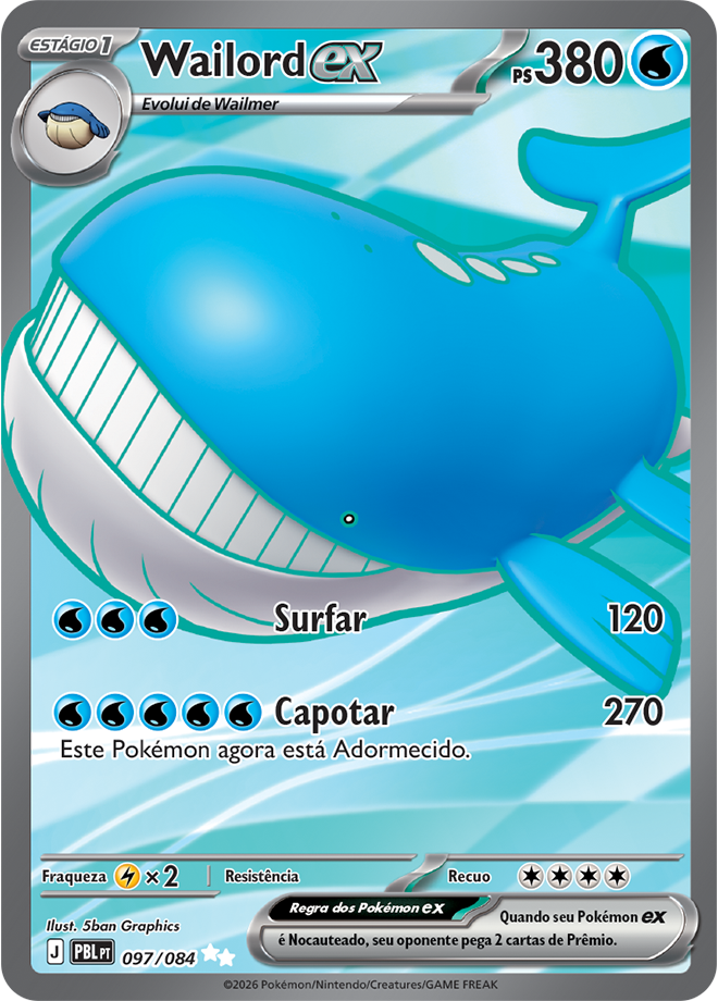 Carta Wailord ex
