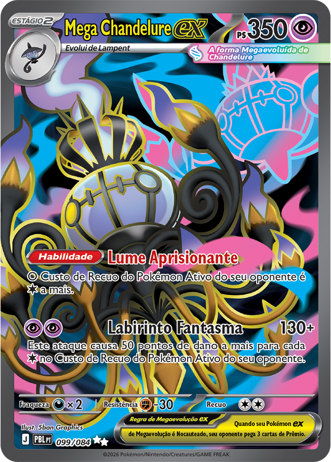 Carta Mega Chandelure ex