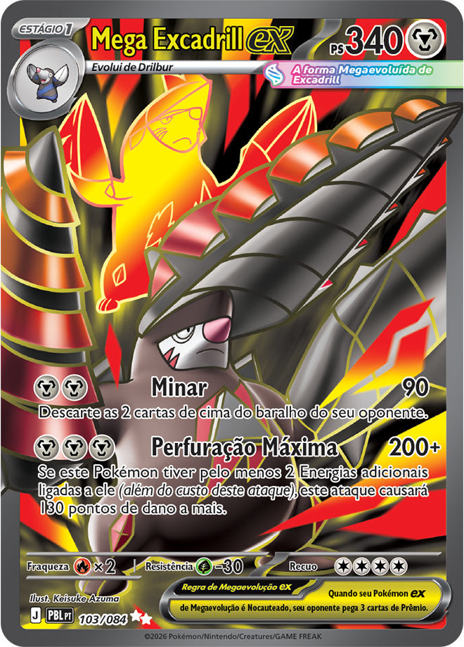 Carta Mega Excadrill ex