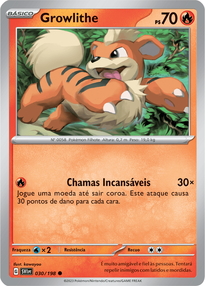 Carta Growlithe