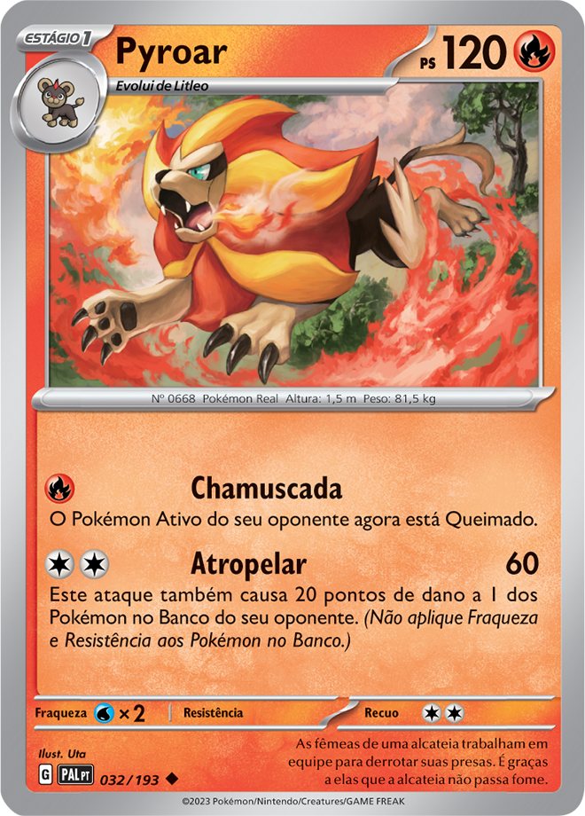 Carta Pyroar