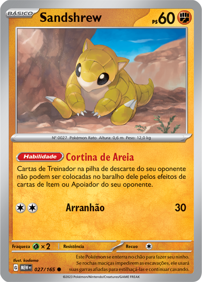 Carta Sandshrew
