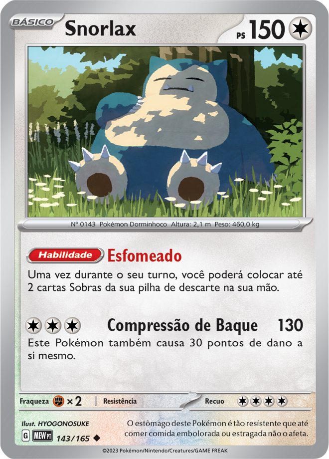Carta Snorlax