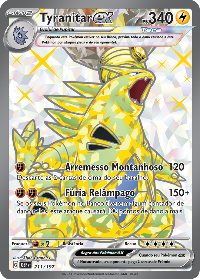 Carta Tyranitar ex