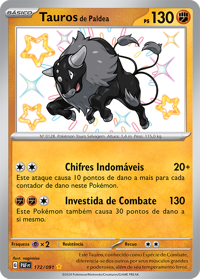 Carta Tauros de Paldea