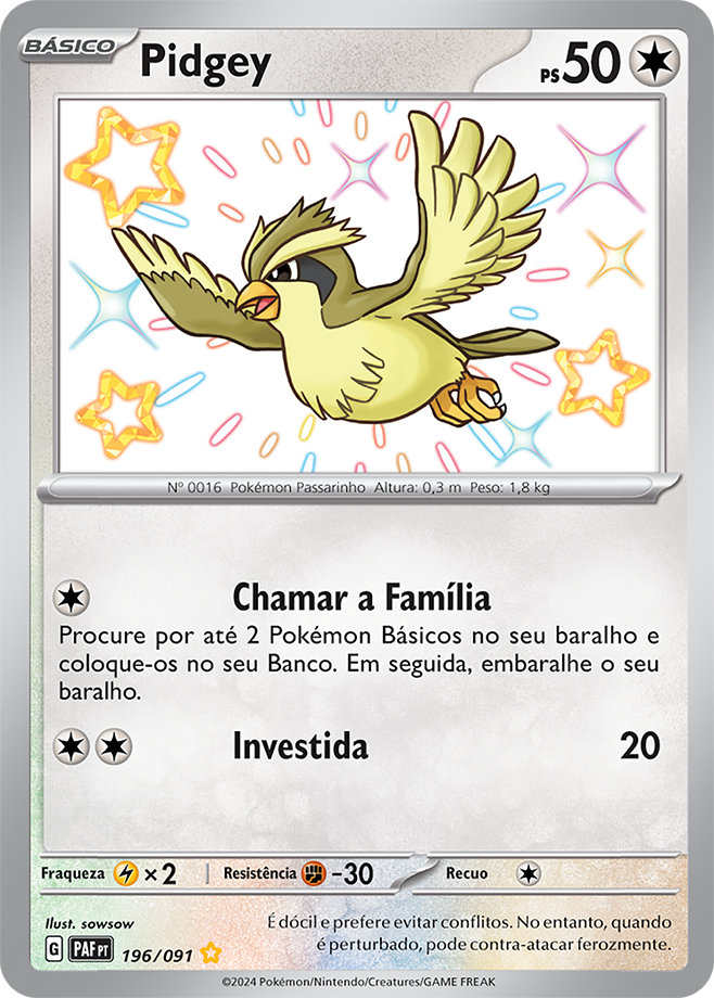 Carta Pidgey