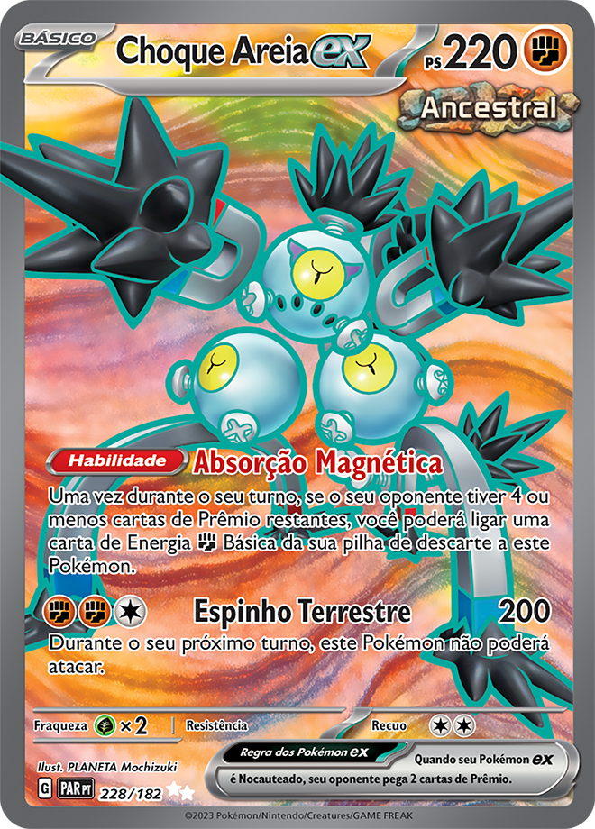 Carta Choque Areia ex