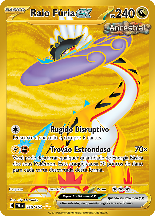 Carta Raio Fúria ex