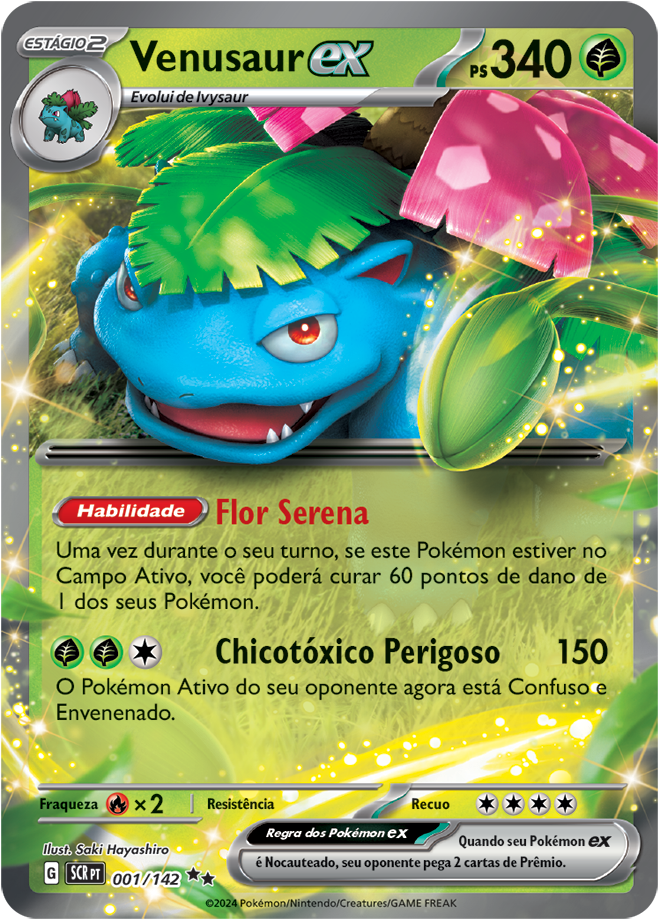 Carta Venusaur ex